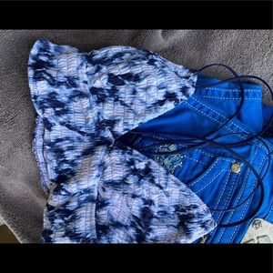 NWT pink by Victoria secret strappy tie dye bralette cami size small